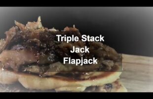 Triple Stack Jack Flapjack: A Jack Daniel’s & Pulled Pork Recipe… on Flapjacks (pancakes)