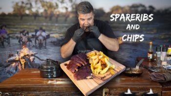 Ultimate Braai: Juicy Spareribs and Crispy Homemade Chips Recipe