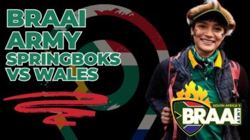 Braai Army in Cardiff! Oorsee Members Get £5 Off ! Springboks vs Wales