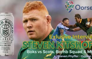 Springboks Rugby & Bomb Squad Beer and Biltong | Oorsee Interview Steven Kitshoff