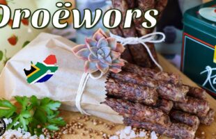 How to make Traditional Beef Droëwors Recipe | South African air-dried sausage | Traditional Recipes